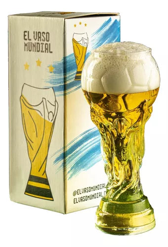 World Cup Trophy Glass 700ml | Argentine Football Celebration Glass