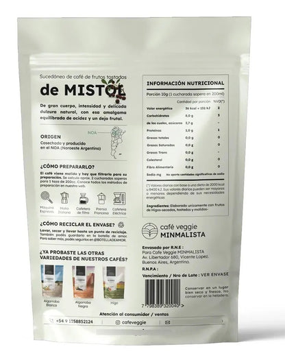 Minimalist Veggie Mistol Ground Coffee 200g | Argentine Ground Coffee