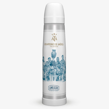 Lumilagro Luminox, Argentina Copa América 2024 BI-Champion Edition Thermo – Ideal for Mate, 1 L / 33.8 oz
