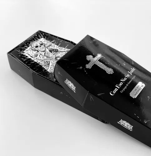 Con Eso No Se Jode Morboluxe Edition Adult Party Board Game|  Deluxe Coffin Box with 3 Complete Editions