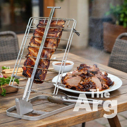 Cross Grill Stake Press Type | Argentine Asado Cross Grill by Todo para el Asador