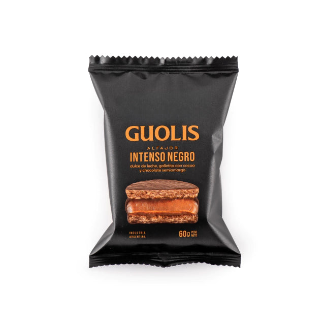 Guolis Intense Dark Alfajores 12 units 800 g / 28.2 oz
