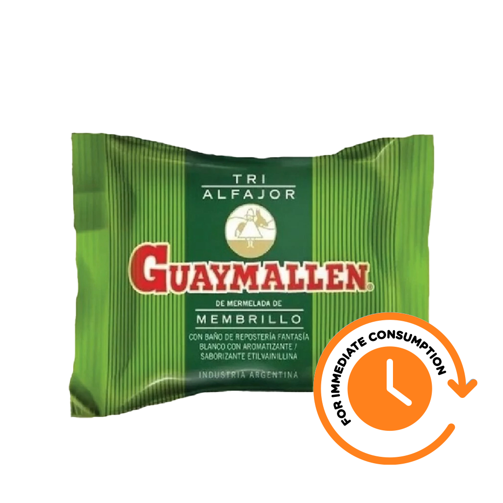 SALE Alfajor Guaymallen Membrillo Triple filled with Quince Jelly  70 g / 2.46 oz