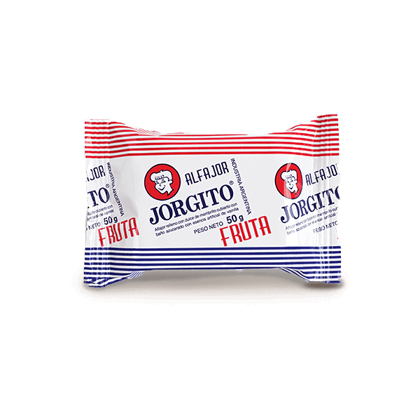 Alfajor "Jorgito" Quince Jelly w/ Sugar Coating 1u 50g / 0.11lb.