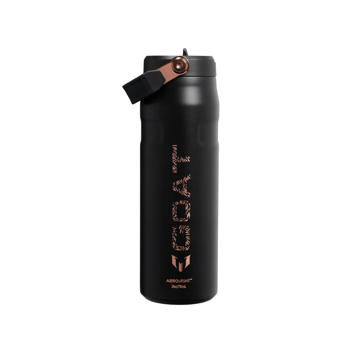 Stanley Messi IceFlow GOAT Bottle – Black Limited Edition – 710 ml / 24 oz