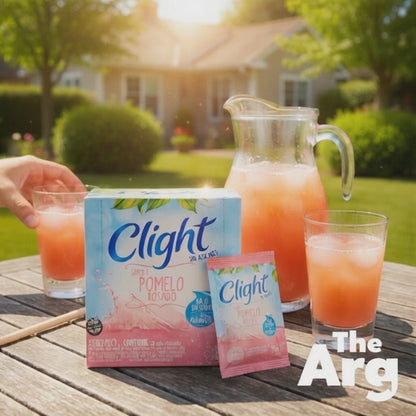 Clight Pink Grapefruit Sugar-Free Powdered Drink Mix | 20 Sachets (Makes 20 Liters)