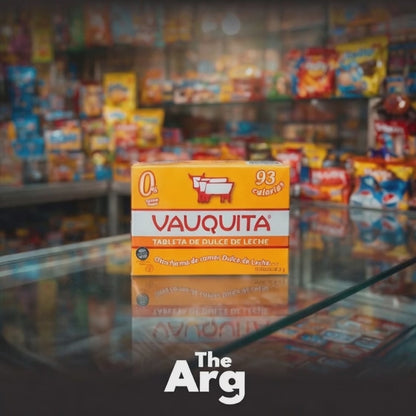 Vauquita Dulce de Leche Tablets Box (18 Units) | Gluten Free Argentine Milk Caramel Snack
