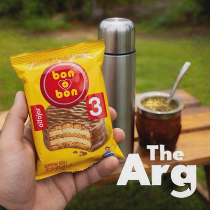 Bon O Bon Triple Alfajor with Peanut Butter & Milk Chocolate 60g