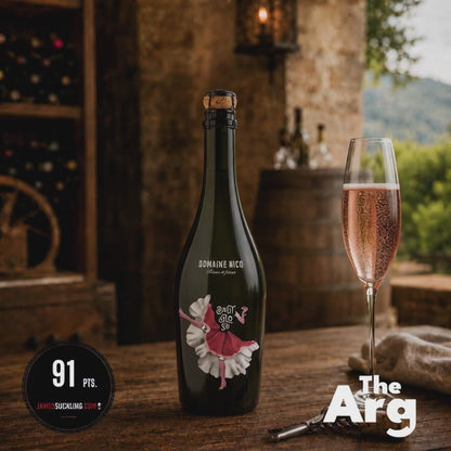 Domaine Nico Brut Rosé Sparkling Wine 750ml | Argentine Sparkling Wine (Case of 6 bottles)