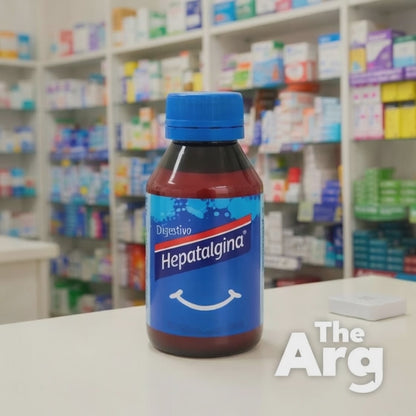Hepatalgina Natural After-Food Digestive with Artichoke and Boldo 45ml