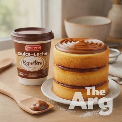 La Serenísima Dulce de Leche Repostero – Argentine Baking Caramel Spread (400g / 14.1 oz)