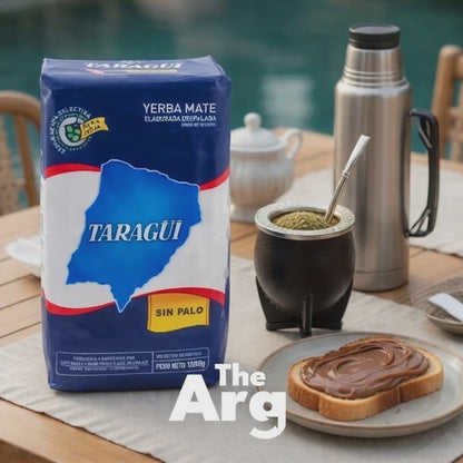 Taragüi Yerba Mate Sin Palo 1kg (2.2 lb) | Premium Argentine Loose Leaf Mate Tea (Without Stems)
