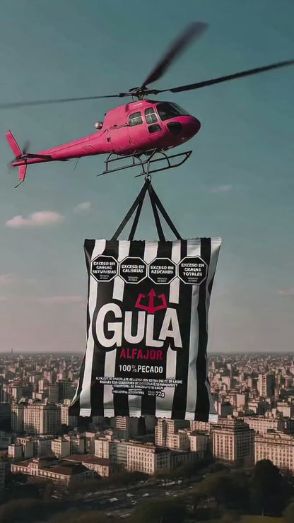 Gula 100% Pecado Alfajor | Dark & White Chocolate with Dulce de Leche Filling 72g