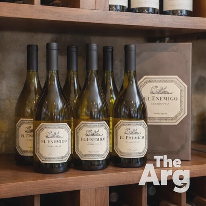 El Enemigo Chardonnay 750ml Case (6 Bottles) | Premium Argentine White Wine from Gualtallary