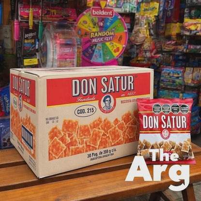 Don Satur Classic Sweet Biscuits 200g (Box of 30) | Argentine Bizcochos Dulces