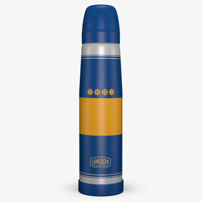 Lumilagro Luminox Boca Juniors Flag Thermo Flask 1 L / 33.8 oz | Ideal for Mate