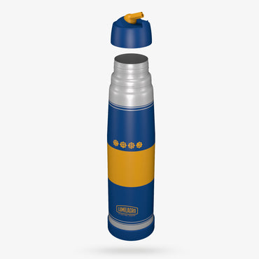 Lumilagro Luminox Boca Juniors Flag Thermo Flask 1 L / 33.8 oz | Ideal for Mate
