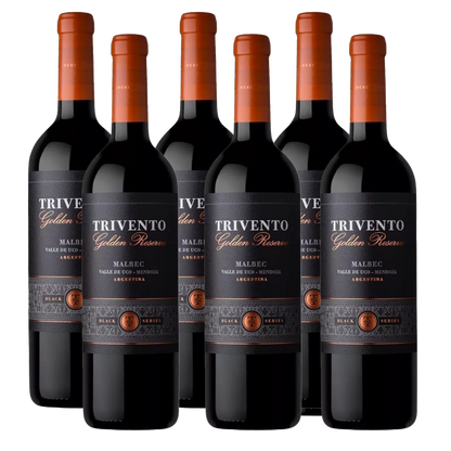 Trivento Golden Reserve Black Series Malbec 750ml (6 Bottles)