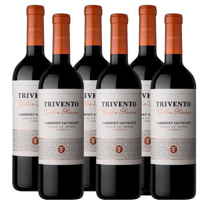 Trivento Golden Reserve Cabernet Sauvignon 750ml (6 Bottles)