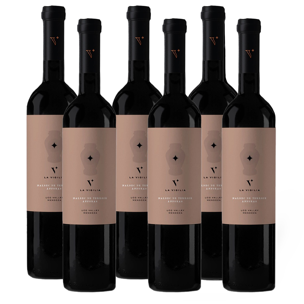 Bodega La Vigilia - Malbec de Terroir Ánfora Cocciopesto (6 Botellas)