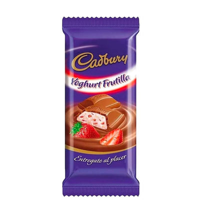 Cadbury Chocolate Bar Yoghurt Frutilla Strawberry, 80 g / 2.82 oz.
